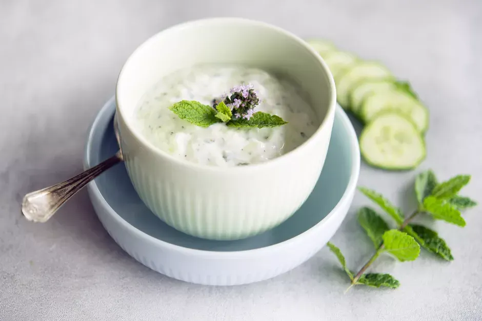 Mint and Cucumber Raita