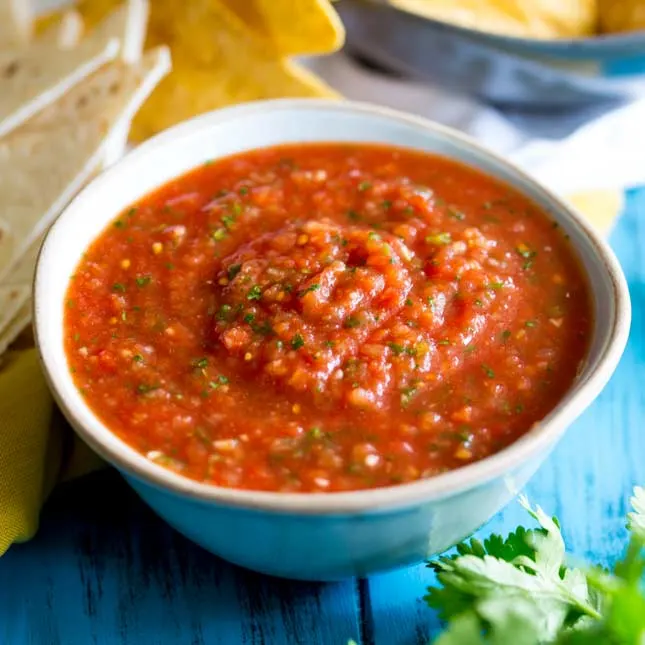 Charred Red Salsa Charred Red Salsa