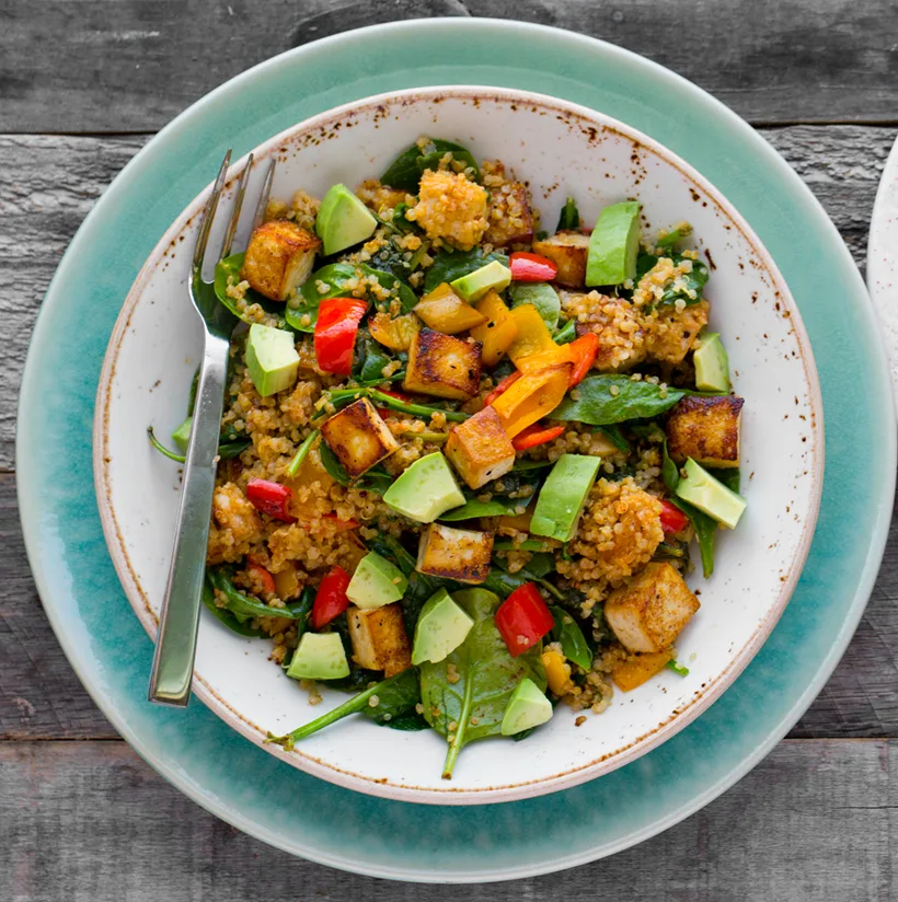 Light Carb Achiote Roasted Tofu Bowl Light Carb Achiote Roasted Tofu Bowl