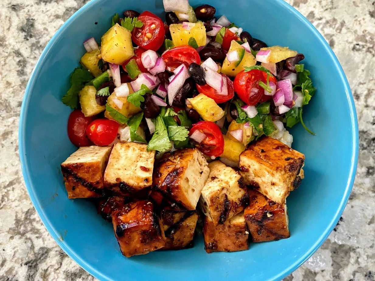 Light Carb Jerk Tofu Bowl Light Carb Jerk Tofu Bowl
