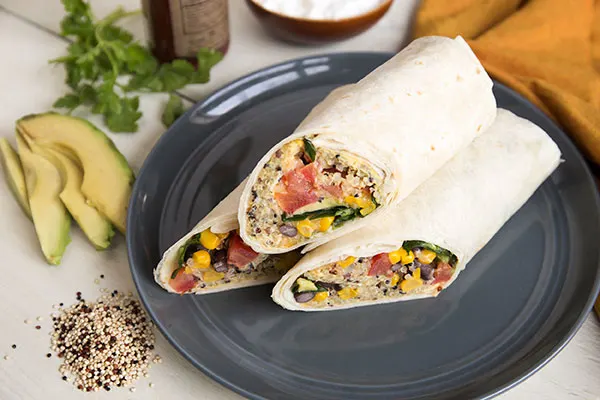 Gluten Free Vegan Quinoa Breakfast Burrito Gluten Free Vegan Quinoa Breakfast Burrito