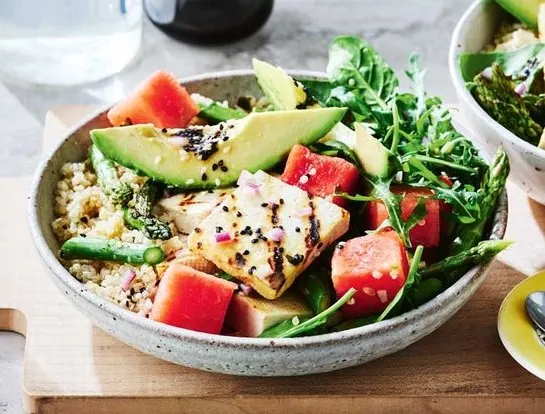 Vegan Grilled Tofu Quinoa Salad Box