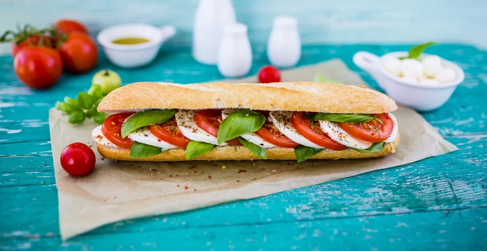 Vegetarian Caprese Sandwich