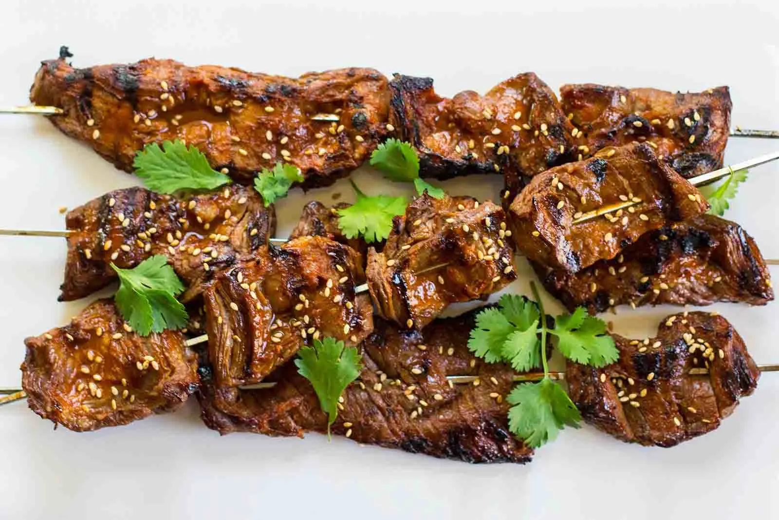 Beef Satay Skewers Beef Satay Skewers