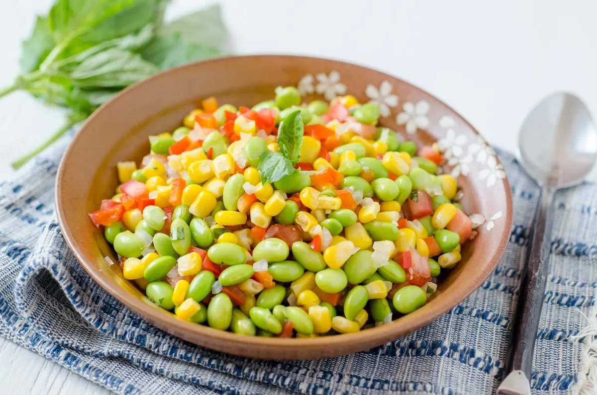 Roasted Corn & Edamame