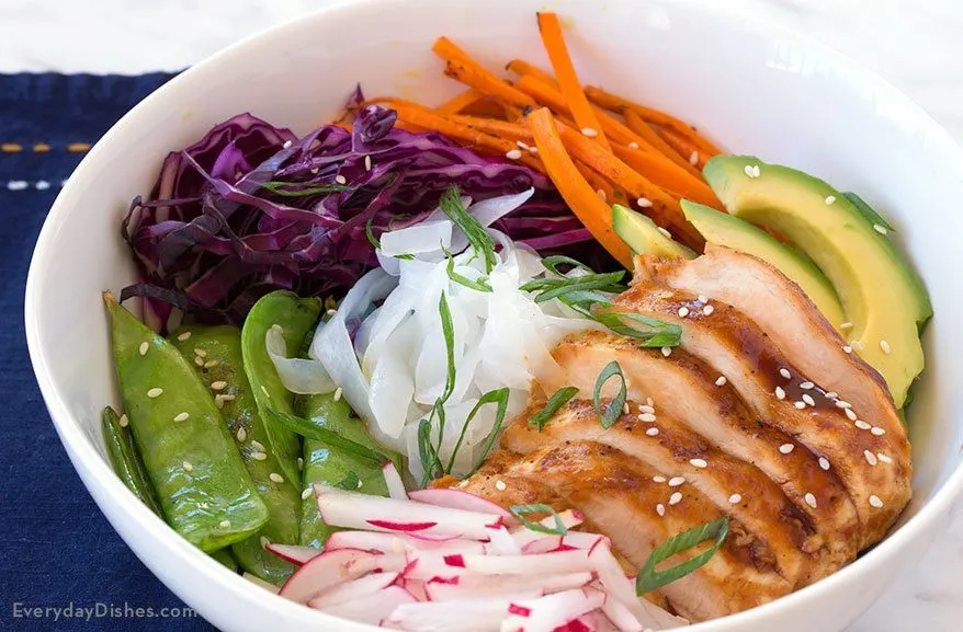 Light Carb Vietnamese Chicken with Assorted Veggies Light Carb Vietnamese Chicken with Assorted Veggies