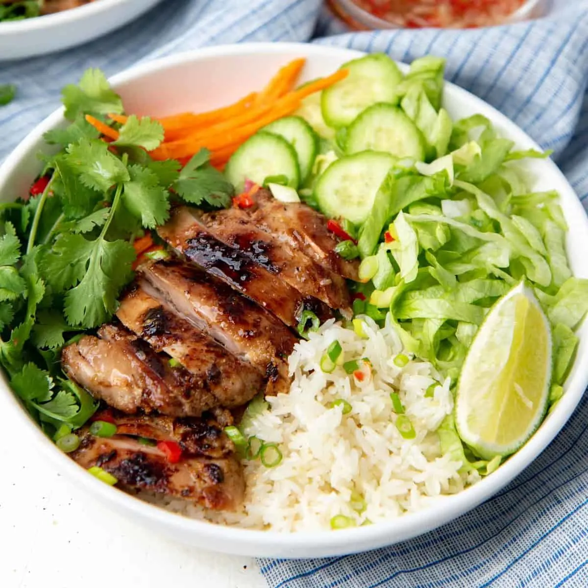 Lemongrass Chicken Rice Bowl Lemongrass Chicken Rice Bowl