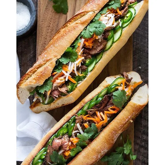 Lemongrass Steak Banh Mi Lemongrass Steak Banh Mi