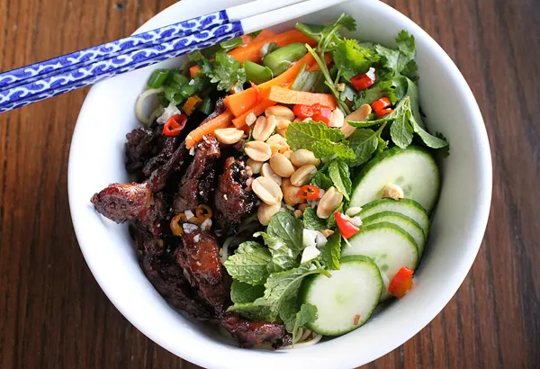 Grilled Pork Bun Noodle Salad Grilled Pork Bun Noodle Salad
