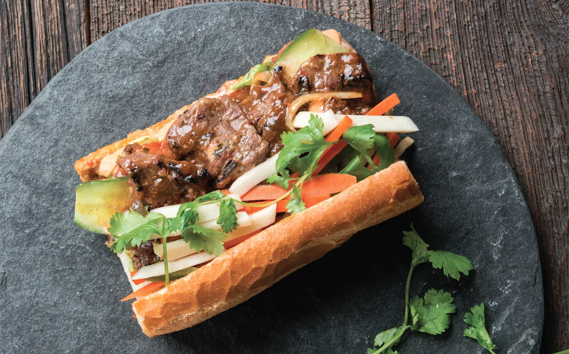 1/2 Lemongrass Steak Banh Mi 1/2 Lemongrass Steak Banh Mi