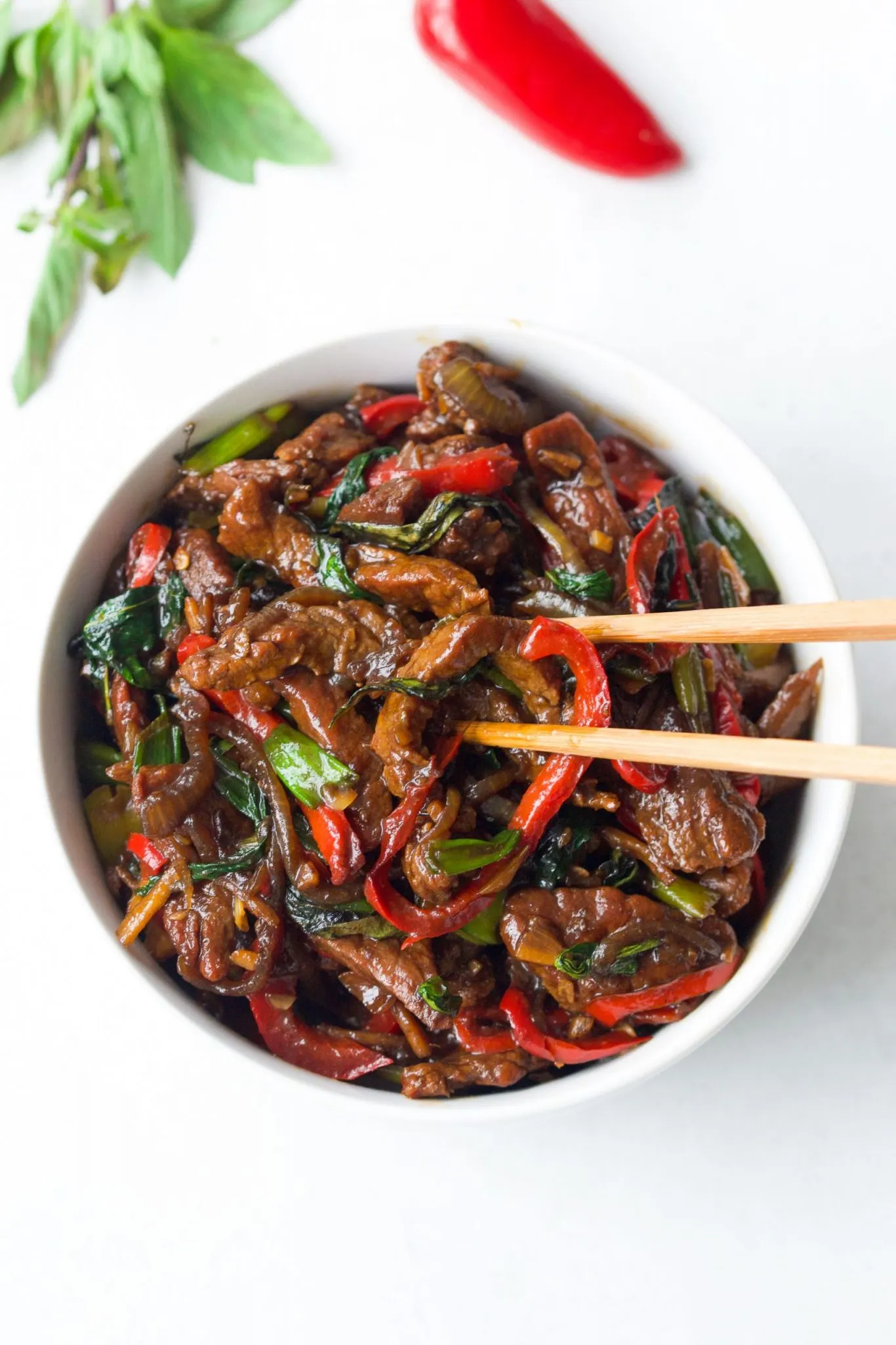 Spicy Basil Beef Spicy Basil Beef