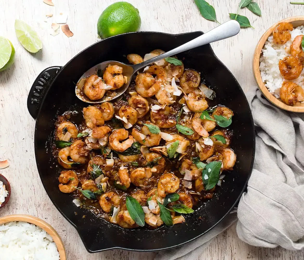 Spicy Basil Shrimp Spicy Basil Shrimp