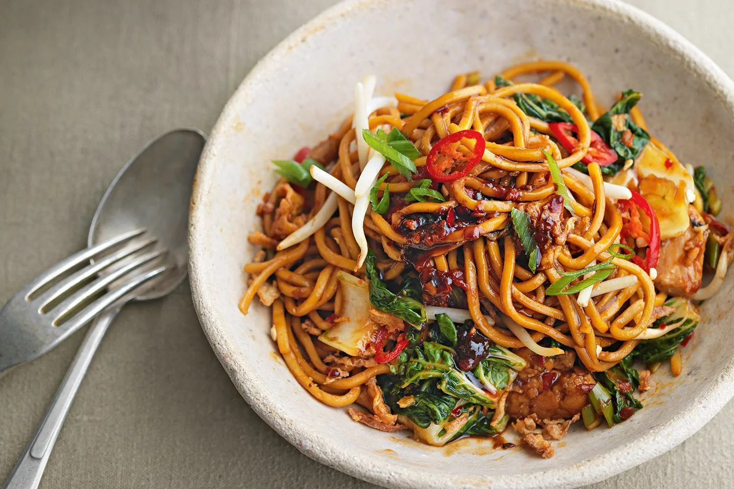Shirataki Mee Goreng Chicken Shirataki Mee Goreng Chicken