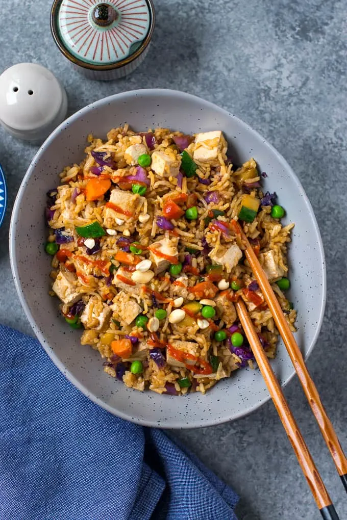 Gluten-Free Tofu Thai Style Fried Rice Gluten-Free Tofu Thai Style Fried Rice