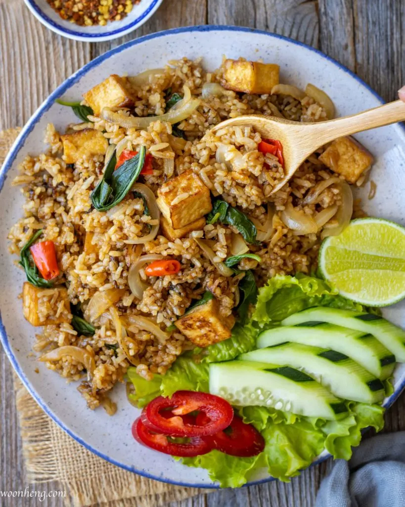 Tofu Basil Fried Rice Tofu Basil Fried Rice