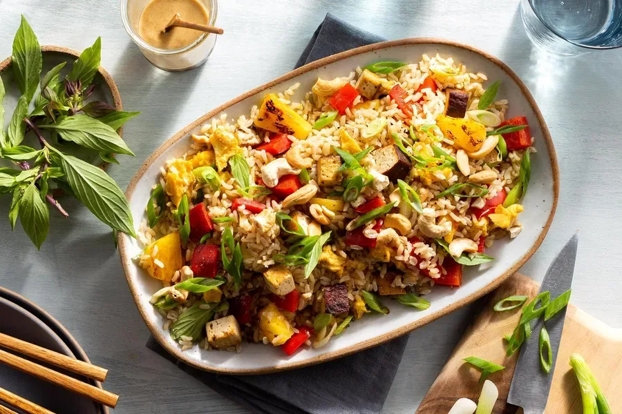 Tofu Pineapple Fried Rice Tofu Pineapple Fried Rice