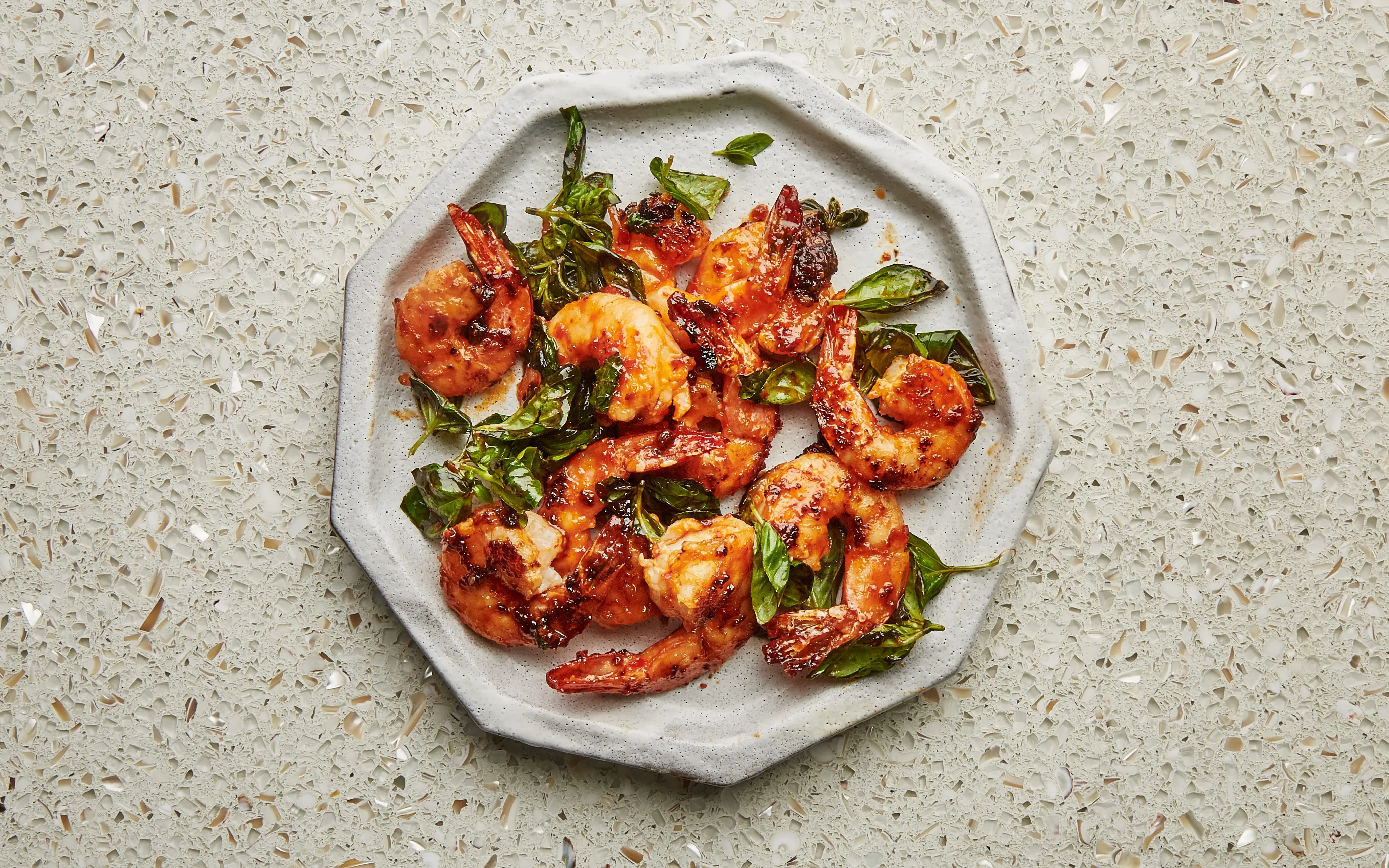 Stir Fried Thai Garlic Shrimp Stir Fried Thai Garlic Shrimp