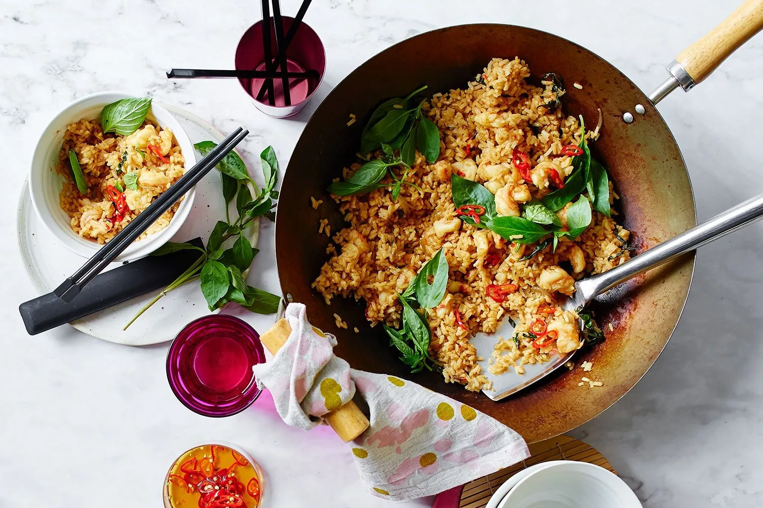 Thai Spicy Chili and Basil Fried Rice Thai Spicy Chili and Basil Fried Rice