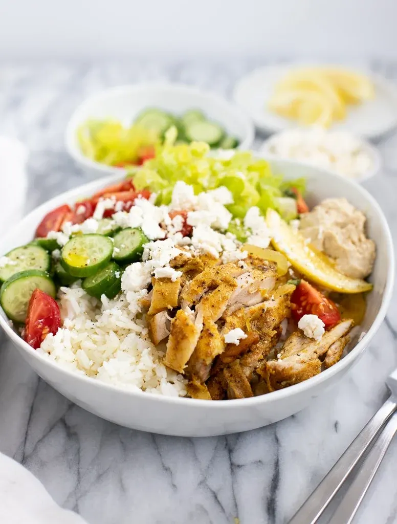 Chicken Shawarma Rice Bowl Chicken Shawarma Rice Bowl