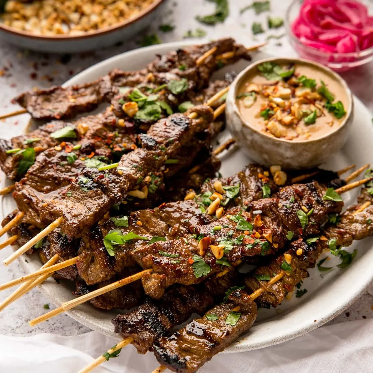 Thai Nut - Free Steak Satay Thai Nut - Free Steak Satay