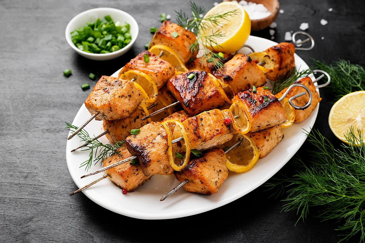 Thai Nut-Free Salmon Satay Thai Nut-Free Salmon Satay