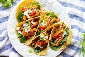 Roasted Rosemary Sweet Potato Tacos on Corn Roasted Rosemary Sweet Potato Tacos on Corn