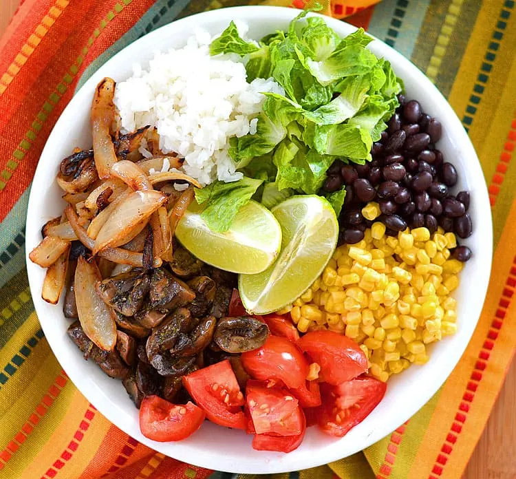 Vegan Mushroom Asada Bowl Vegan Mushroom Asada Bowl