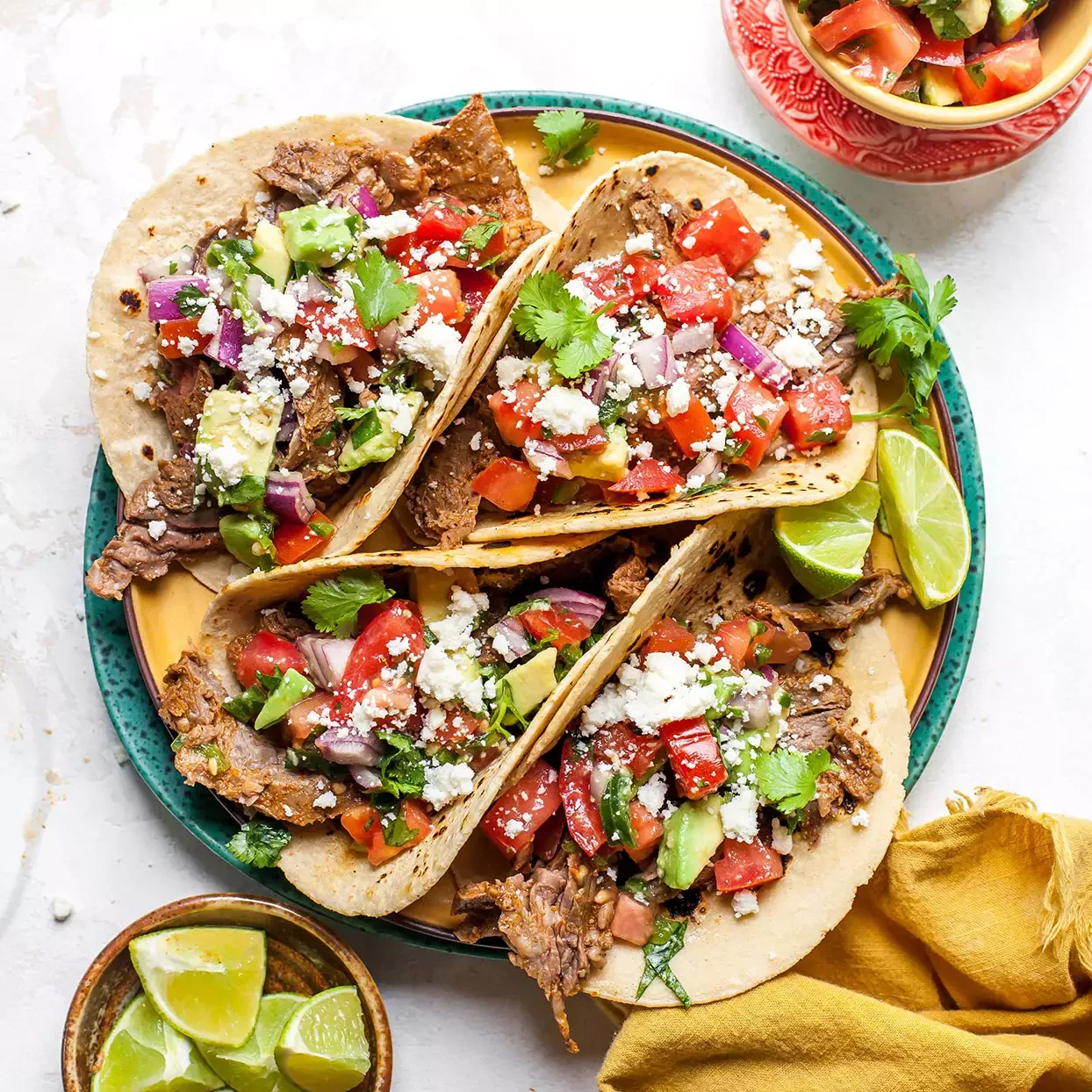 Carne Asada Taco Plate Carne Asada Taco Plate