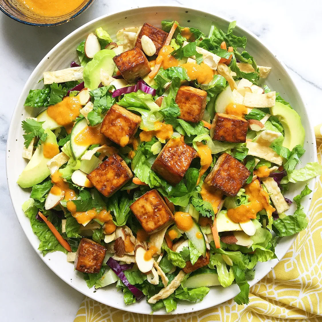 Vegetarian Tofu Kitchorita Chopped Salad Vegetarian Tofu Kitchorita Chopped Salad