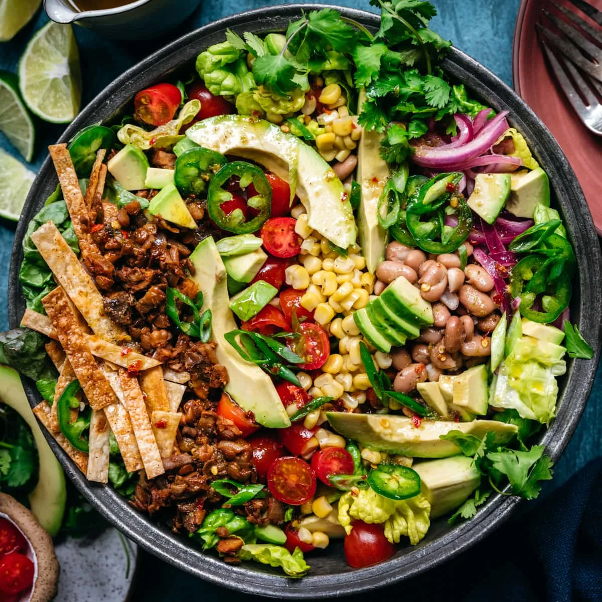 Vegan Meat Taco Salad Vegan Meat Taco Salad