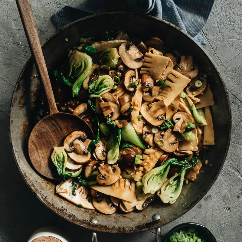 Stir Fry Mushroom Veggie
