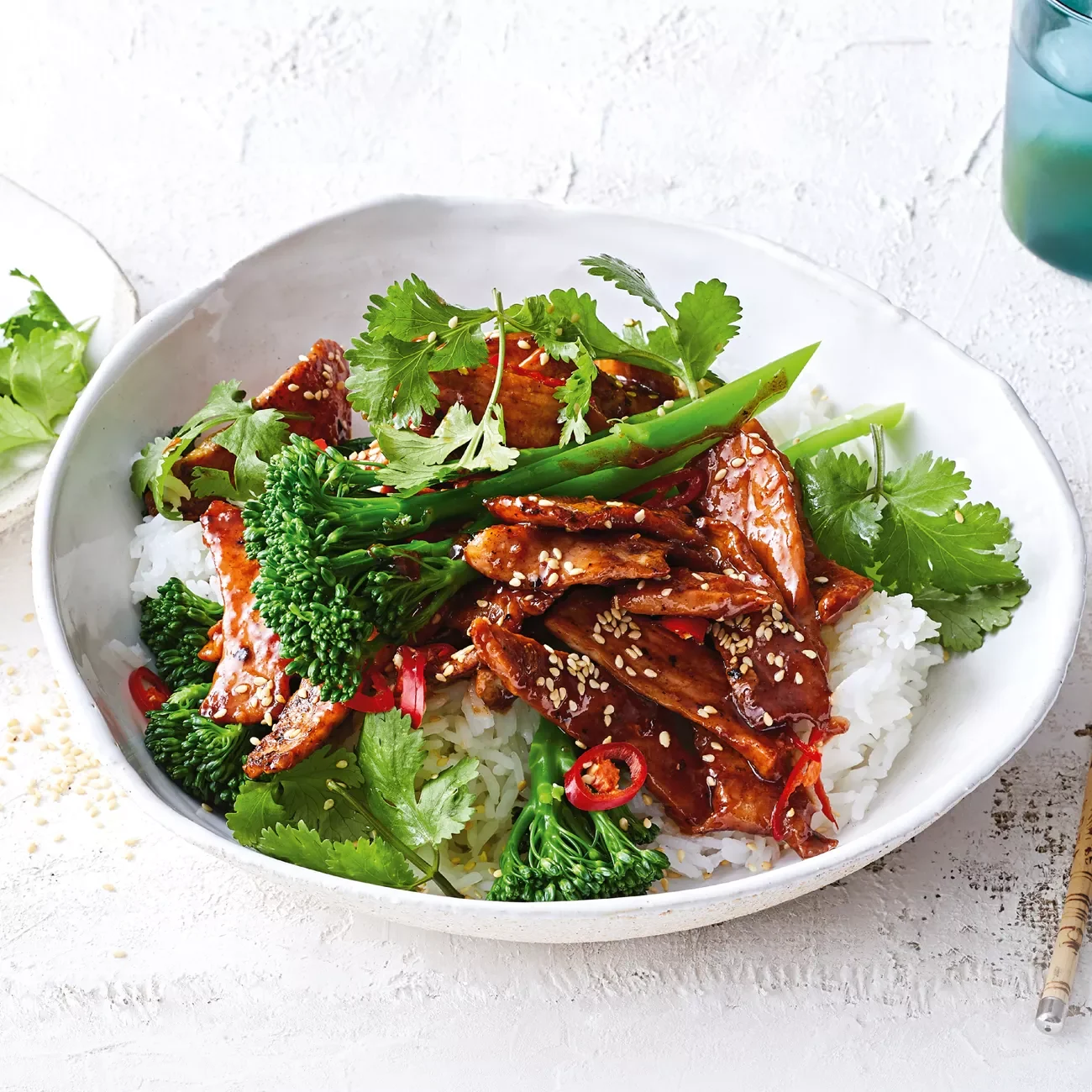 Char Siu Pork with Bok Choy