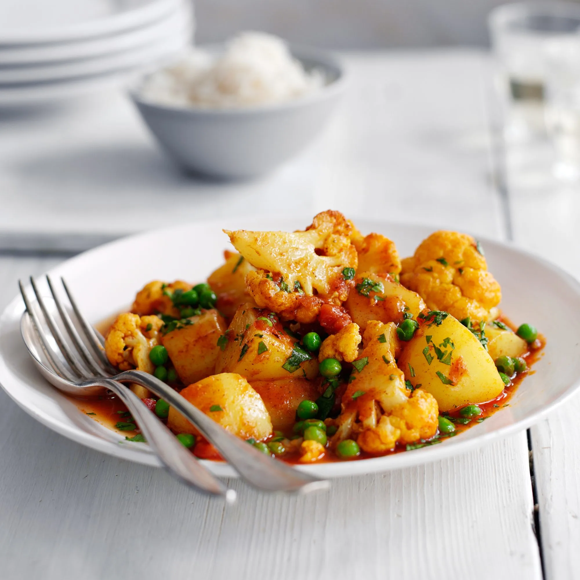Vegan Cauliflower & Potato Curry Vegan Cauliflower & Potato Curry