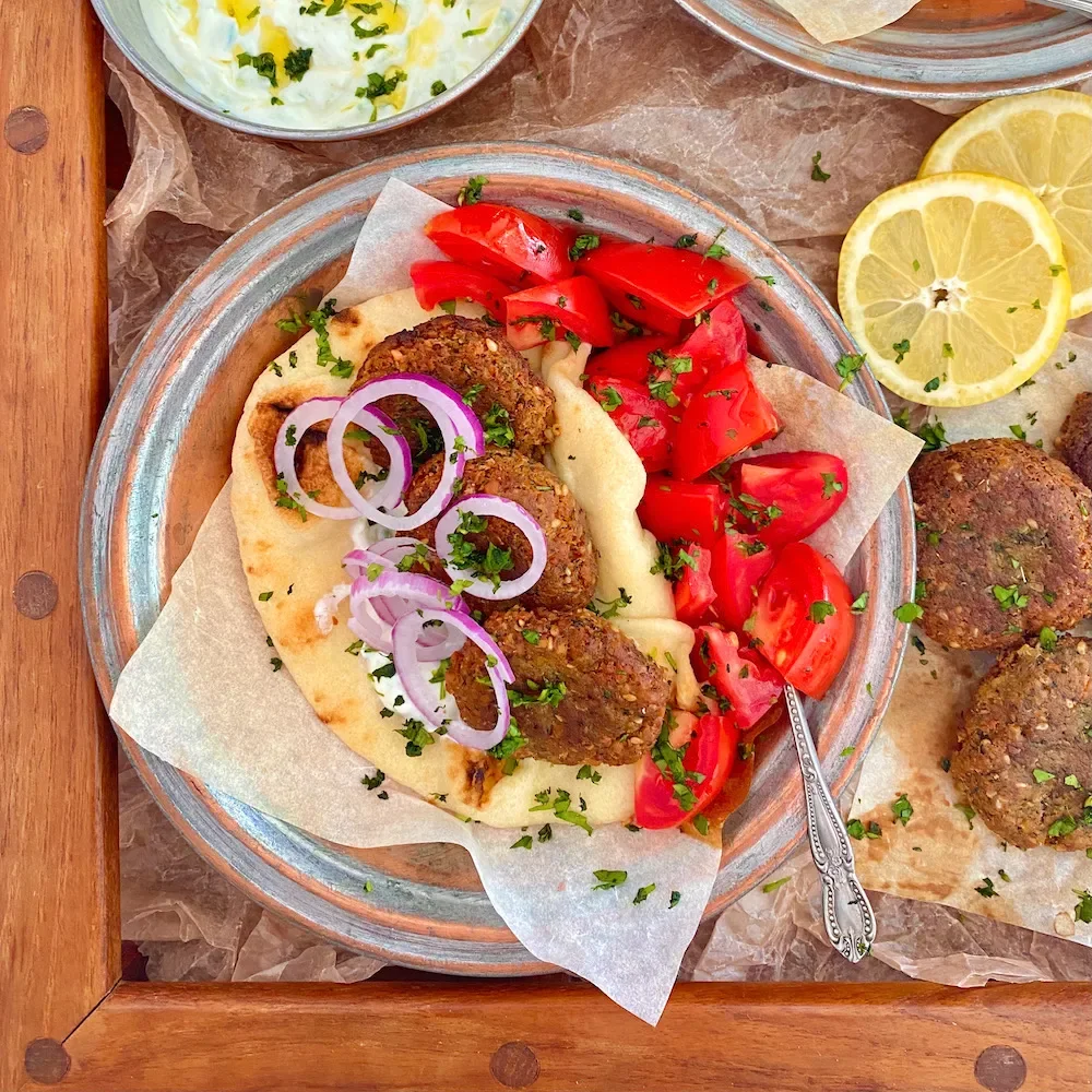 Individual Falafel Balls Pita Box Individual Falafel Balls Pita Box