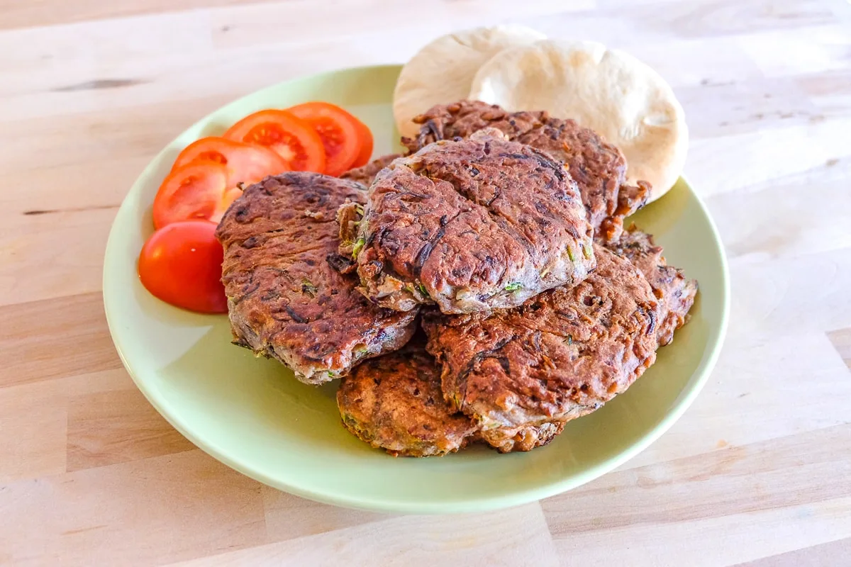 Individual Zucchini Fritters Pita Box Individual Zucchini Fritters Pita Box