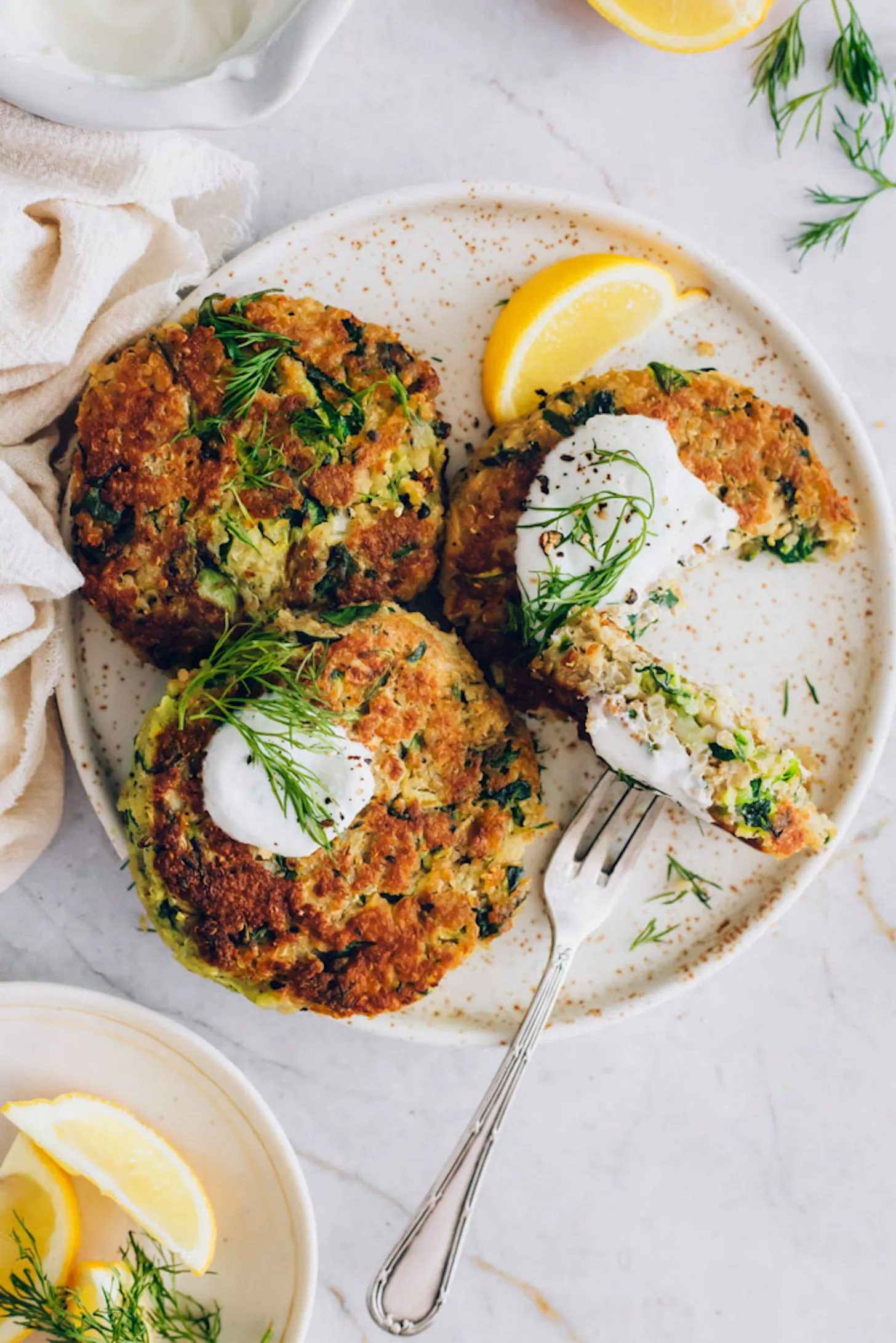 Individual Zucchini Fritters Platter Box with Pita Individual Zucchini Fritters Platter Box with Pita