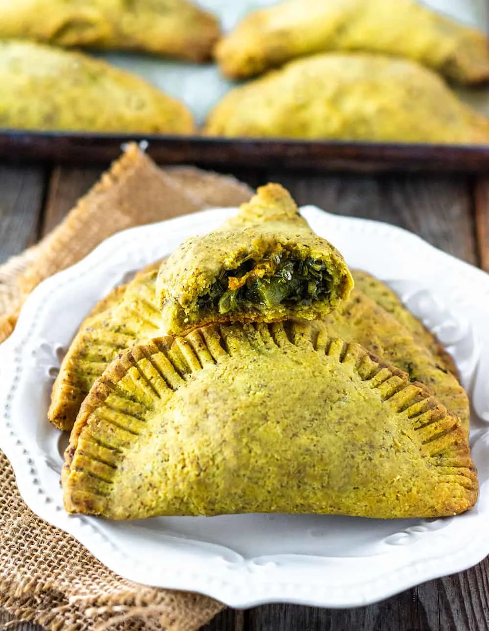 Jamaican Spicy Spinach Patty