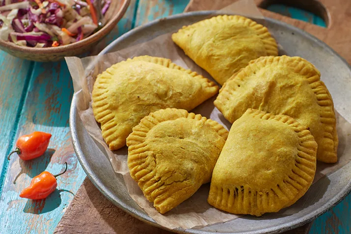 Vegan Jamaican Spicy Spinach Patty