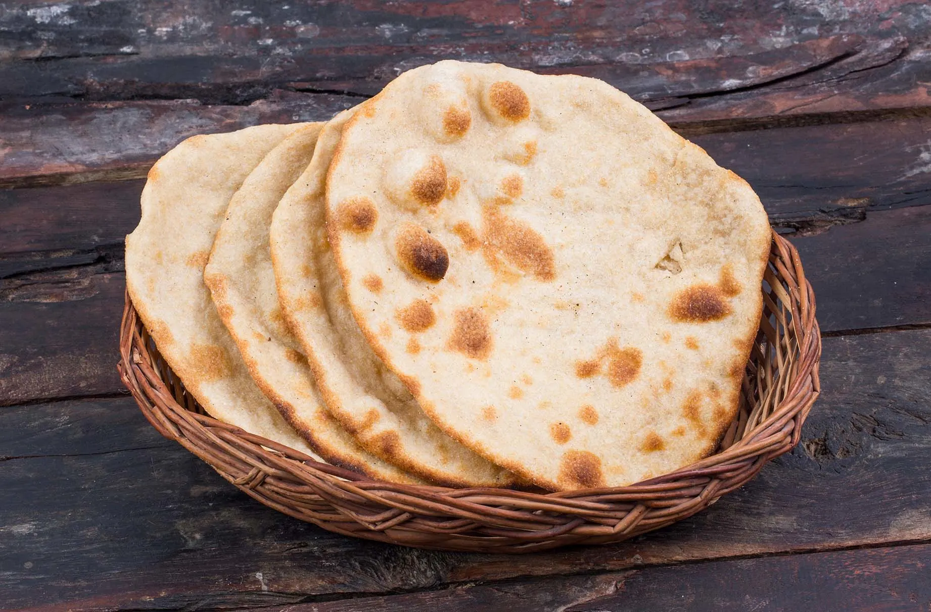 Individually Wrapped Wheat Roti