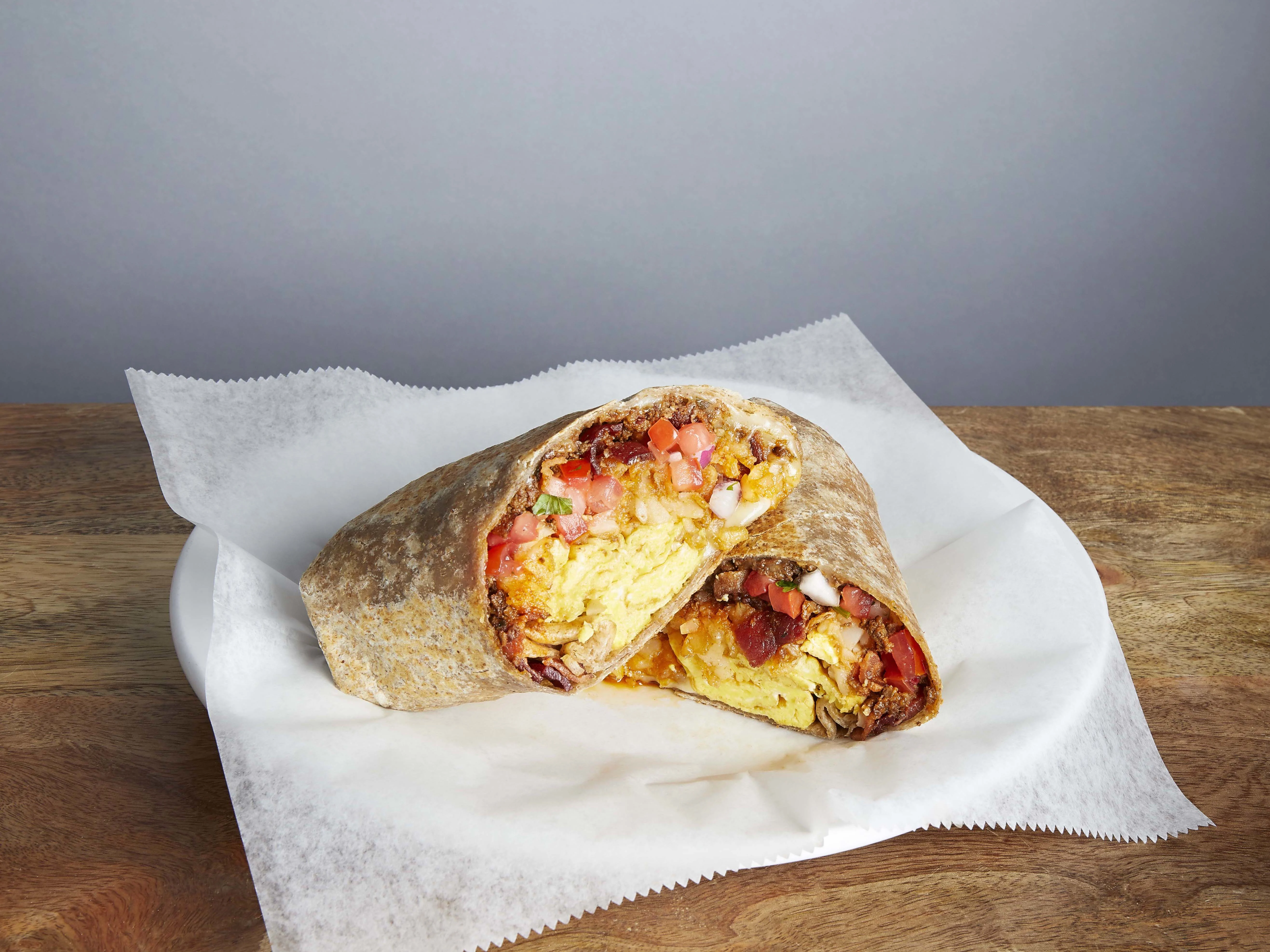 Boxed La Bomba Breakfast Burrito