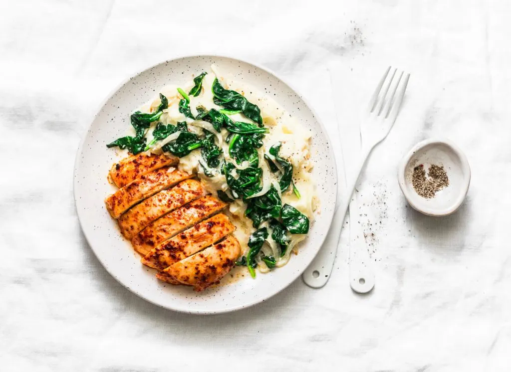 Chicken Florentine with Italian Risotto and Sauteed Broccoli Chicken Florentine with Italian Risotto and Sauteed Broccoli