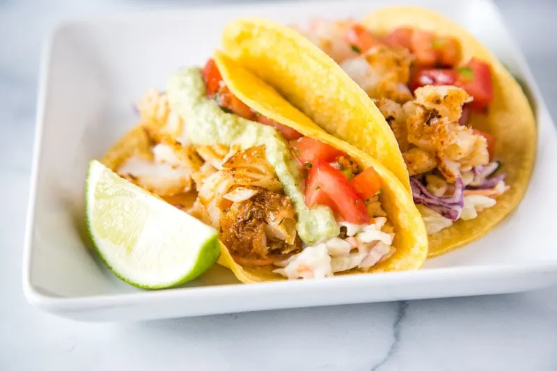 Chicken Tacos with Yellow Rice & Tortilla Chips (Sour Cream, Salsa) Chicken Tacos with Yellow Rice & Tortilla Chips (Sour Cream, Salsa)