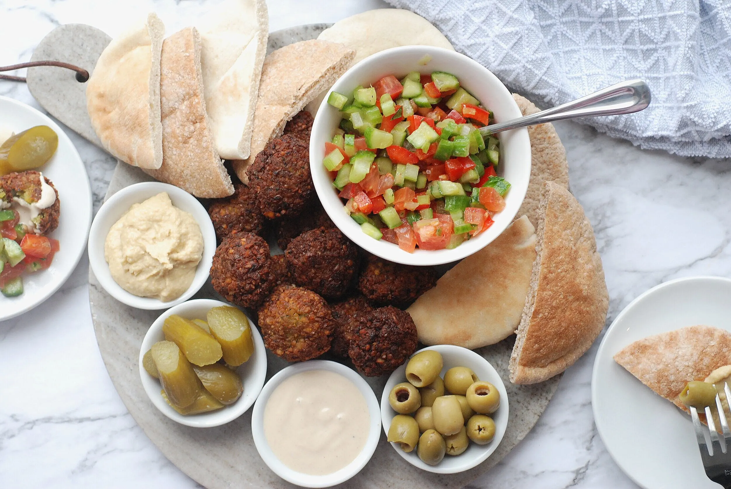 Falafel platter Falafel platter