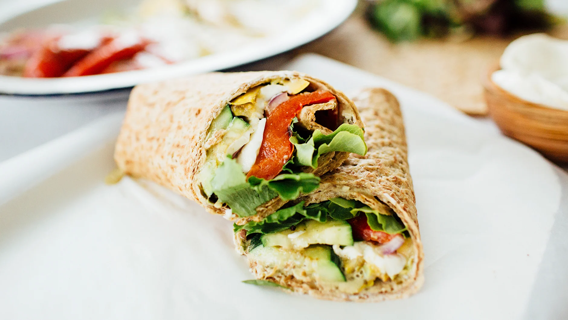 Grilled Veggies Burrito