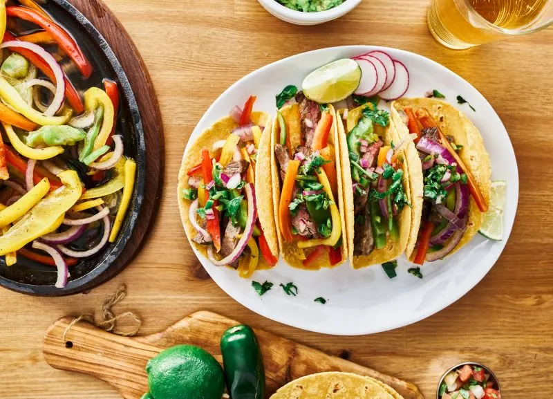 Vegetable Fajitas Plate