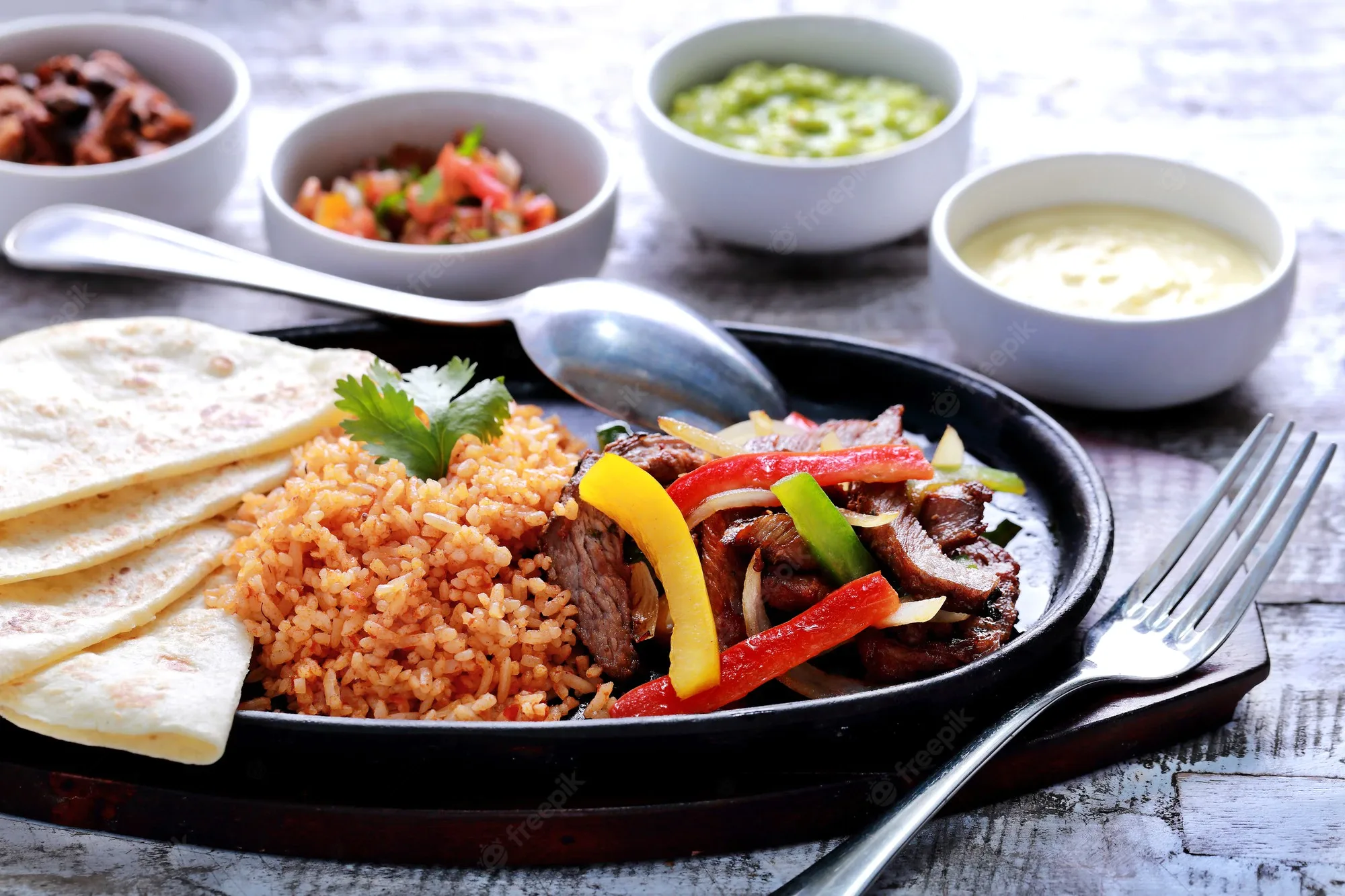 Beef Fajitas Plate