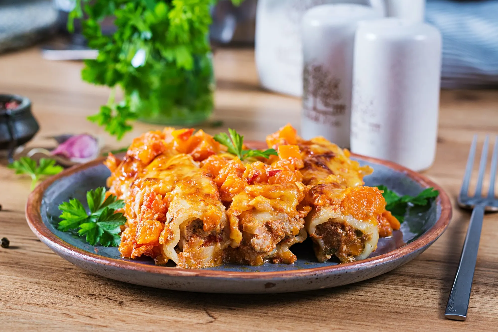 Beef Enchiladas Plate