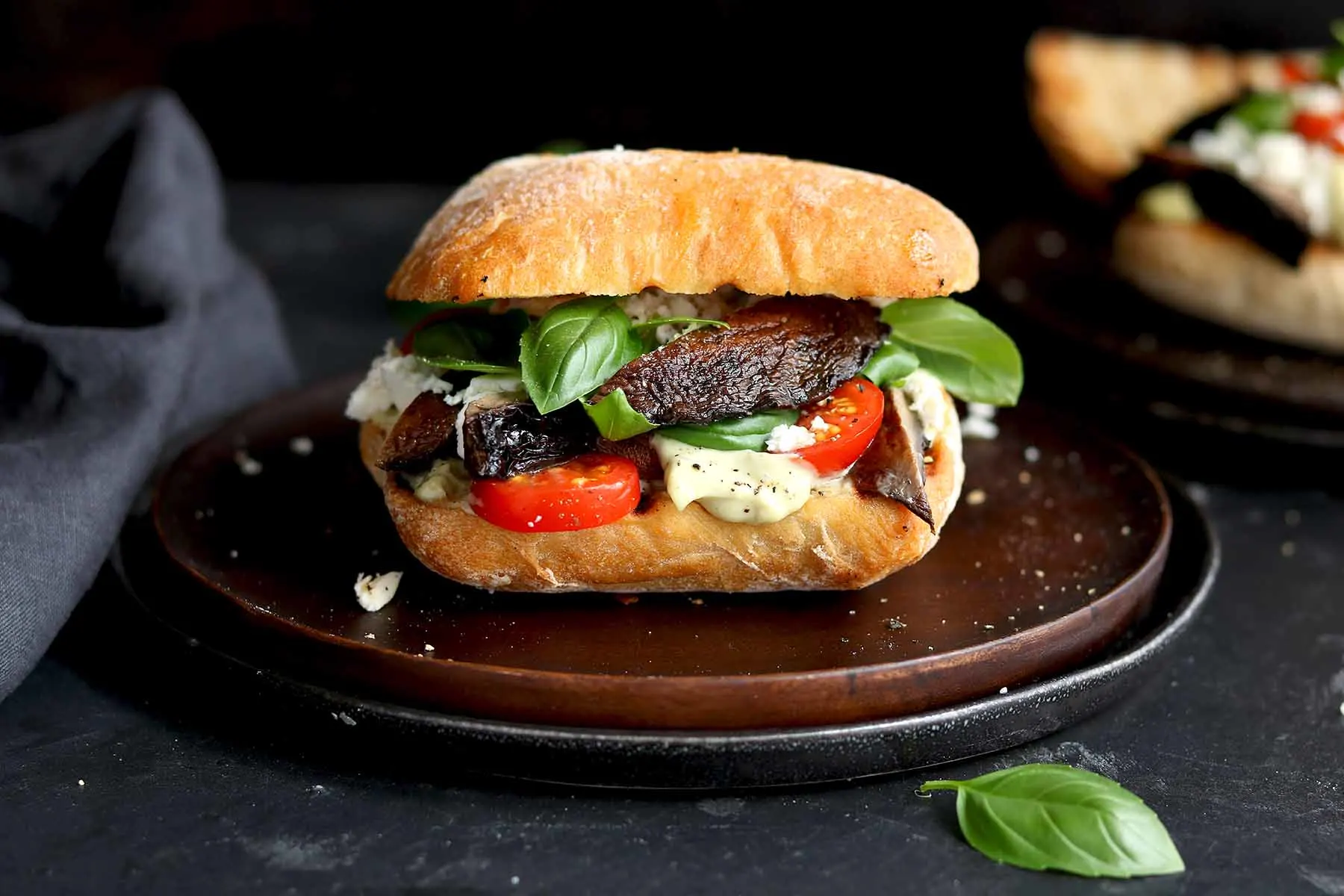 BBQ Portobello Sandwich