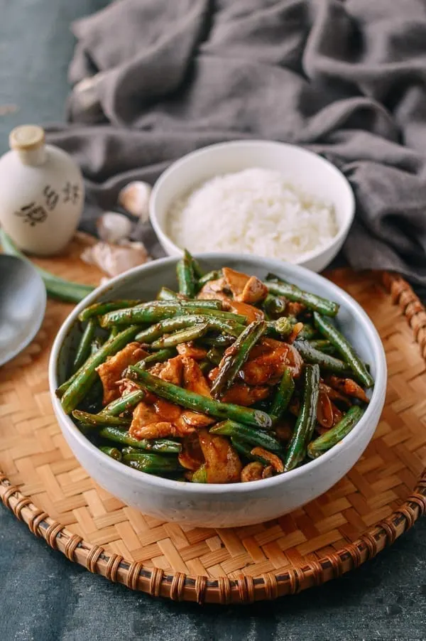 Gluten-Free Chicken with String Beans (No Oyster Sauce) with White Rice & Sauteed Veggies