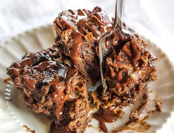 Chocolate Bread Pudding Bites Chocolate Bread Pudding Bites